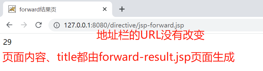 forward 动作指令的效果